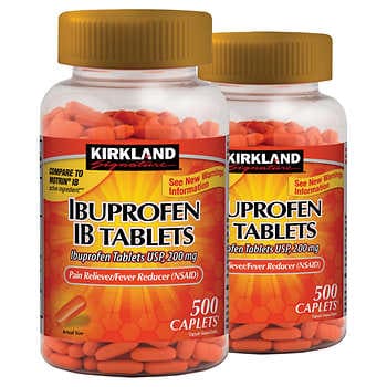 Kirkland Signature Ibuprofen IB, 200 mg., 1,000 Caplets