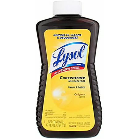 Lysol Concentrate Disinfectant, Original Scent 12 oz (Pack of 6)