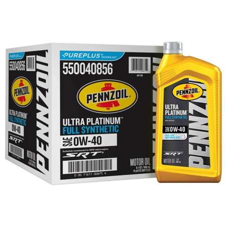 Pennzoil Ultra 0W40 Full Synthetic Motor Oil Case Of 6 SRT Engines Fast Shipping