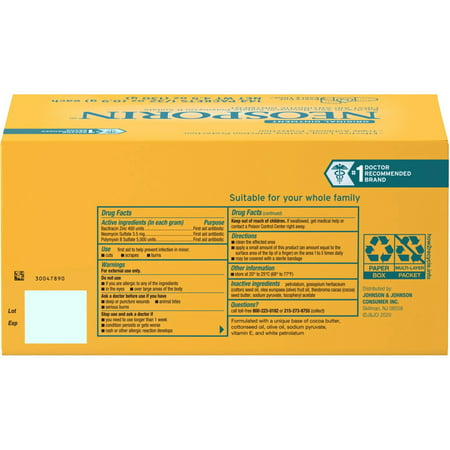 Neosporin, JOJ23769, Original First Aid Ointment, 144 / Box