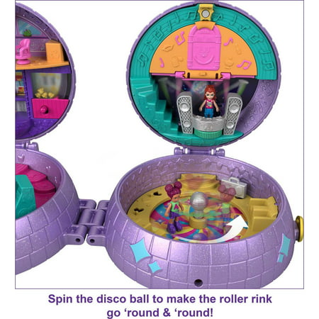 Polly Pocket Dolls and Accessories, Double Play Skating Compact