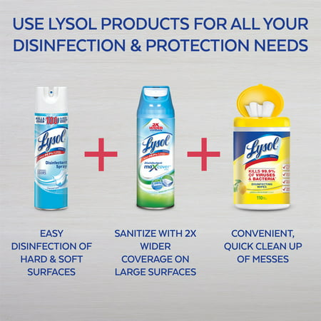 Lysol Disinfectant Spray, Crisp Linen, 19oz, 2 ct