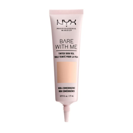 NYX Professional Makeup Bare With Me Tinted Skin Veil, Lightweight BB Cream, Pale Light01 - Pale Light,