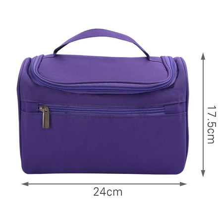 PiccoCasa Travel Toiletry Cosmetic Bag Hanging Makeup Storage Organizer, PurplePurple,