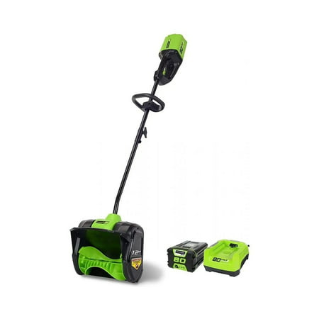 Greenworks PRO 12" 80V Cordless Brushless Snow Shovel, 2.0 Ah Battery Included, 2600602