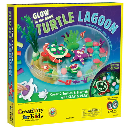 Creativity for Kids Turtle Lagoon- Child Craft Kit for Boys and Girls (9 Pieces)