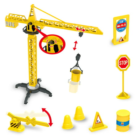 Exercise N Play Engineering Construction Vehicles Toys W/ Play Mat