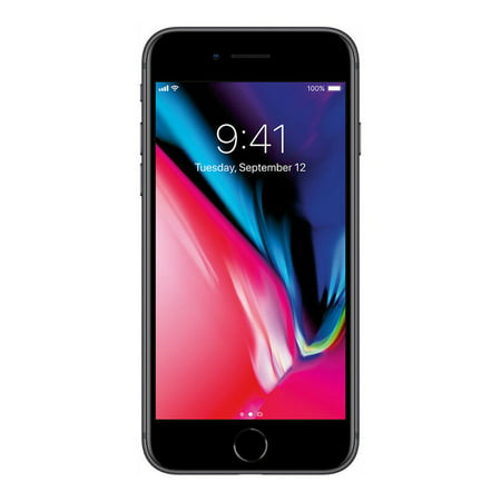 Restored Apple iPhone 8 64GB 128GB 256GB All Colors - Factory Unlocked Cell Phone (Refurbished), Space Grey