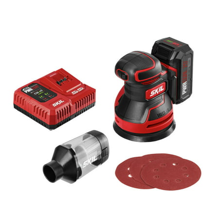 PWR CORE 20? Brushless 20-Volt Random Orbital Sander Kit with 2.0Ah Battery and PWR JUMP? Charger, SR660302