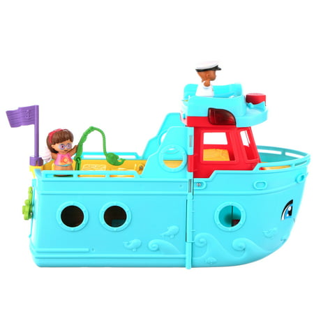 Fisher-Price Little People Travel Together Friend Ship Playset with Accessories