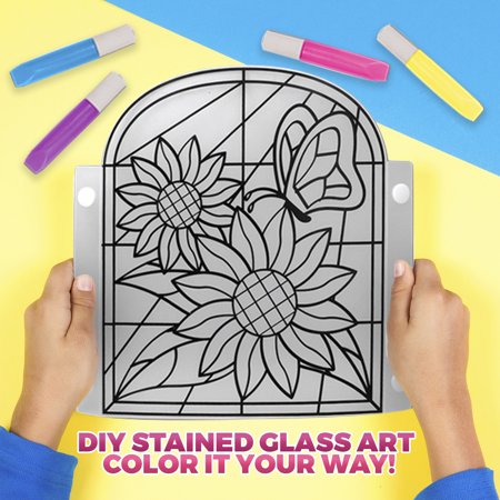 stained glass kit crafts for girls ages 6-8 girls crafts ages 5-7 girls arts and crafts age 6-8 kids crafts ages 4-8 make your own craft kits