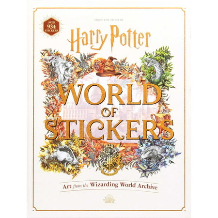 Harry Potter World of Stickers : Art from the Wizarding World Archive (Hardcover)