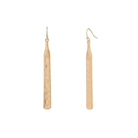 The Pioneer Woman Hammered Gold Duo Drop Earrings