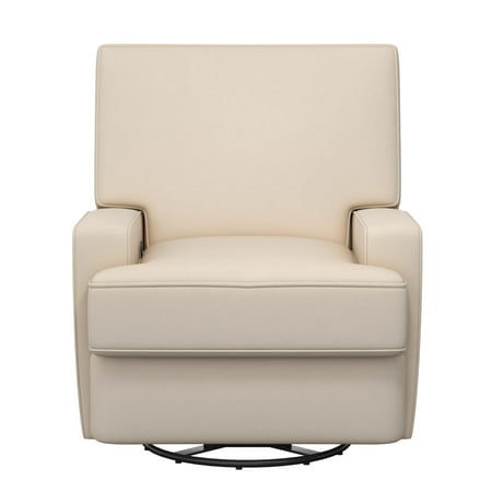 Baby Relax Rylan Swivel Glider Recliner Chair, Coil Seating, BeigeBeige,