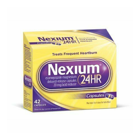 Nexium 24 HR 20mg Acid Reducer Tablet 42 ea (Pack of 6), 6 Pack