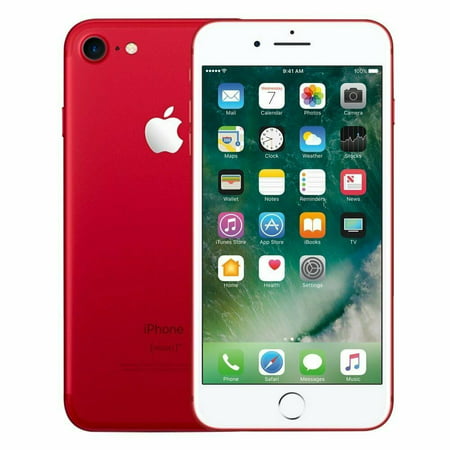 Restored Apple iPhone 7 128GB Red GSM Unlocked Smartphone (Refurbished), Red