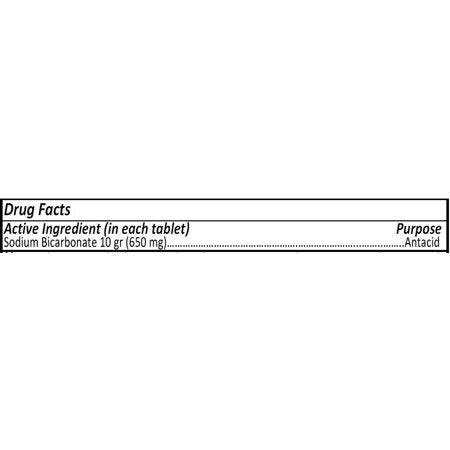 Sodium Bicarbonate Tablets 650 mg (10 Grains) by CitraGen Pharmaceuticals | 1000 Tablets per Bottle | USP Grade | Antacid | Heartburn, 1000 tablets per bottle
