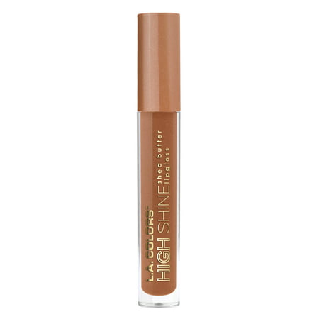 L.A. COLORS High Shine Lipgloss, Snuggle, 0.14 fl ozNude shimmer,