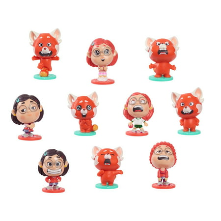 Disney and Pixar Turning Red Collectible Mini Figures, Kids Toys for Ages 3 up