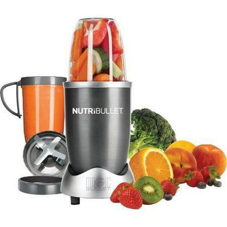 NutriBullet (Gray) Blender/Mixer, 8-piece Set (Certified Used)