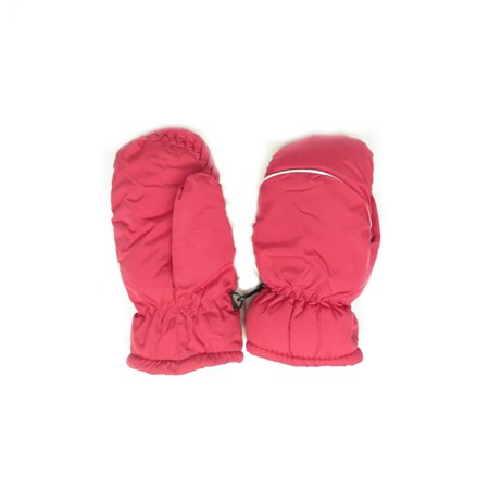 Magg Kids Toddlers Fleece Lined Winter Snow Glove Waterproof Mittens (Fuschia)Fuchsia,