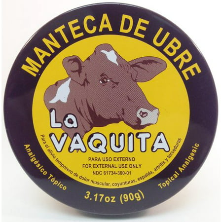 Manteca De Ubre La Vaquita 3.17 Oz. Topical Analgesic
