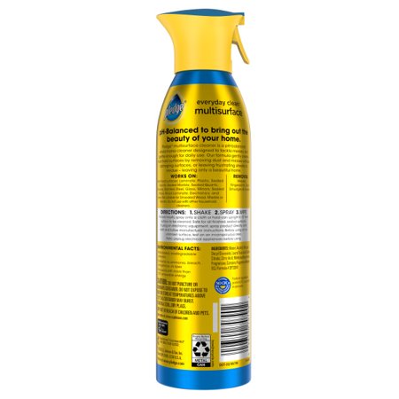 Pledge? Everyday Clean? Multisurface, Aerosol, Rainshower, 9.7 oz, Pack of 2