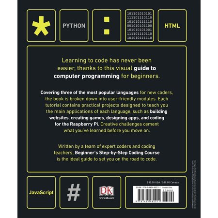 Beginner's Step-By-Step Coding Course : Learn Computer Programming the Easy Way (Hardcover)