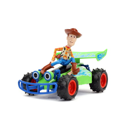 Disney Pixar Toy Story (1:24) Turbo Buggy Battery-Powered RC Car, Woody
