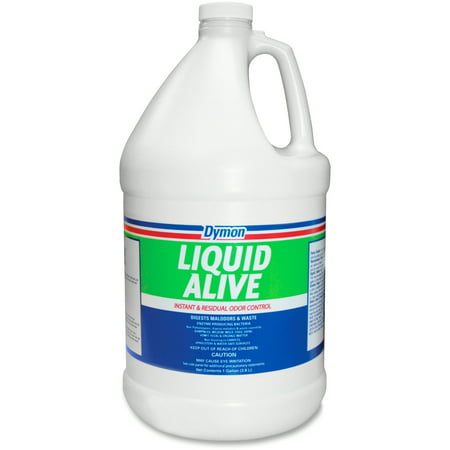Dymon, ITW33601, Liquid Alive Odor Digester, 4 / Carton, White,Green
