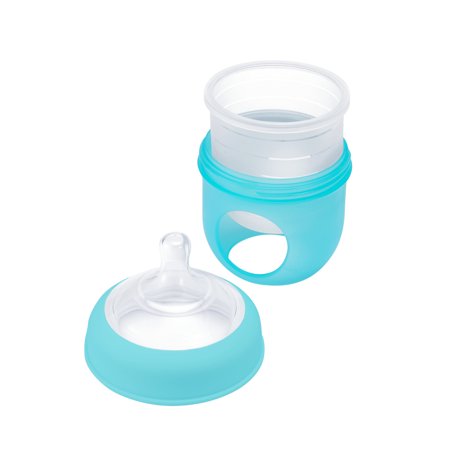 Boon NURSH Silicone Baby Bottle Pouches, 4 Oz, 3 Pk