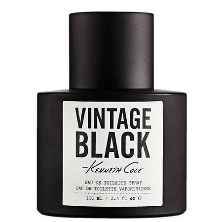 Kenneth Cole Vintage Black Cologne for Men, 3.4 Oz