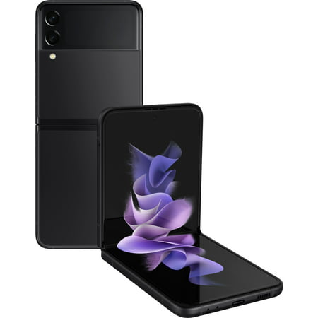 SAMSUNG Galaxy Z Flip 3 5G F711U 128GB, Black Unlocked Smartphone - Very Good Condition (Used)