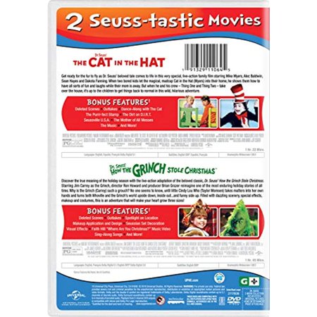 Dr. Seuss' The Cat in the Hat / Dr. Seuss' How the Grinch Stole Christmas (DVD)