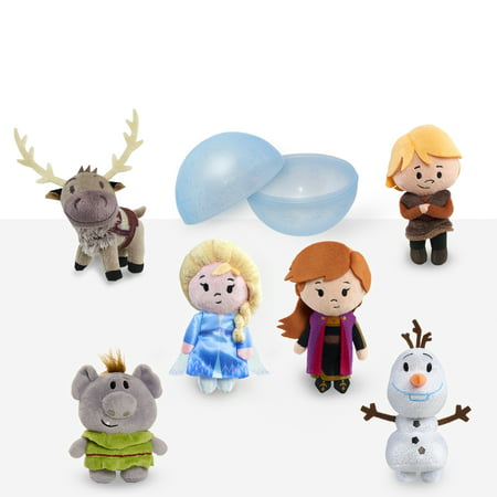 Disney Frozen 2 Surprise Mini-Plush in Capsule, 3 Pack Bundle, Kids Toys for Ages 3 up