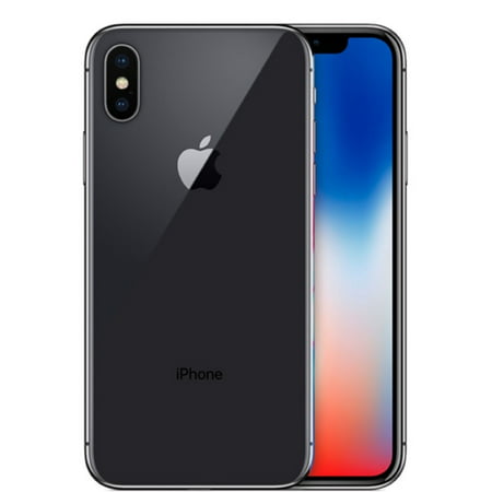 Apple iPhone X 64GB 256GB All Colors - Factory Unlocked Cell Phone - Very Good Condition, Gray