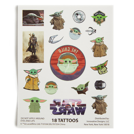 Star Wars Baby Yoda Kids Art Kit with Carrying Tin Gel Pens Markers Stickers 500 Pc
