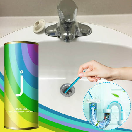 household cleaning Pipe Cleaning Stick Household Sterilization Deodorant Toilet Toilet Kitchen Floor Sewer Cleaning Dredging Agent Multicolour One Size