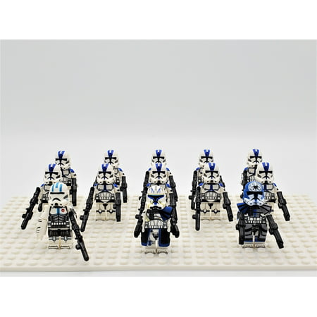 Star Wars Captain Rex 501st Jesse Echo Clone Troopers Army Set 13pcs Building Block Toys