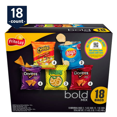 Frito-Lay Bold Mix Variety Pack, 18 Count, 18 Count - Box