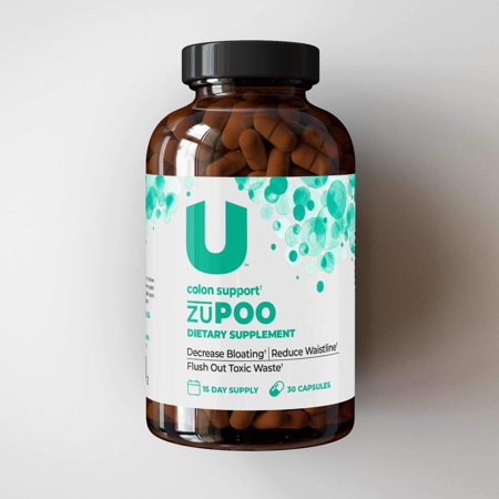 UMZU zuPoo Colon Cleanse, Relief From Temporary Bloating, Natural Gentle Laxative Properties, Flush Toxins, Support Weight Management, 15-Day Supply