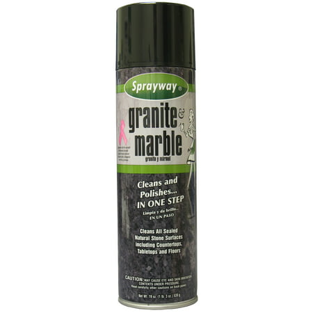 Sprayway Granite & Marble Cleaner Spray, 19 Oz