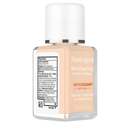 Neutrogena SkinClearing Foundation for Acne, Nude, 1 fl. ozNude,