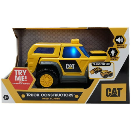 Cat Truck Constructors Transforming Wheel Loader Toy Vehicle