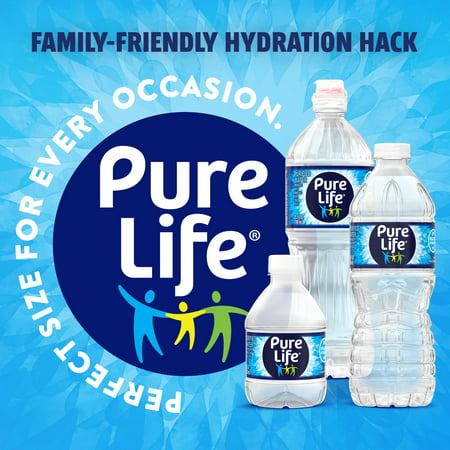 Pure Life Purified Water, 16.9 Fl Oz, Plastic Bottled Water (35 Pack)
