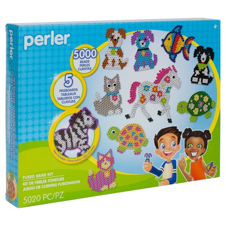 Perler Pet Parade Deluxe Box Fused Bead Kit, Ages 6 and up, 5020 Pieces
