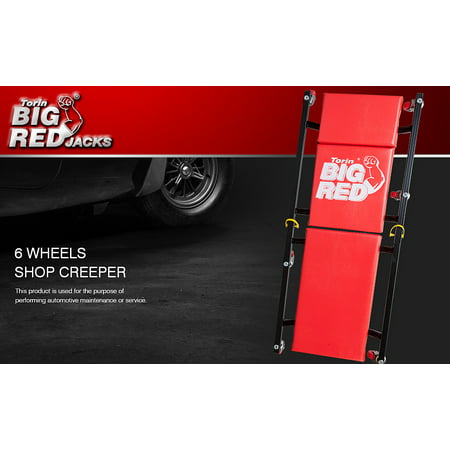 Torin Big Red DAR7565B Rolling Garage/Shop Creeper