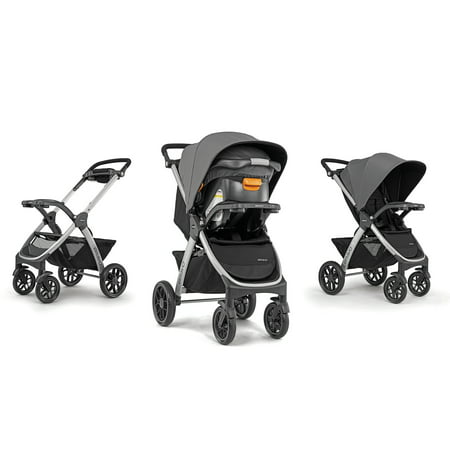 Chicco Bravo Trio Travel System Stroller with KeyFit 30 Infant Car Seat - Camden (Black)Camden,