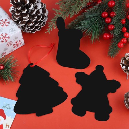 KABUER Christmas Scratch Craft Arts for Kids Christmas Crafts Christmas Party Favors for Kids Christmas Ornament Tree Decoration