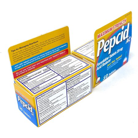 Pepcid AC Maximum Strength 20 mg., 100 Tablets